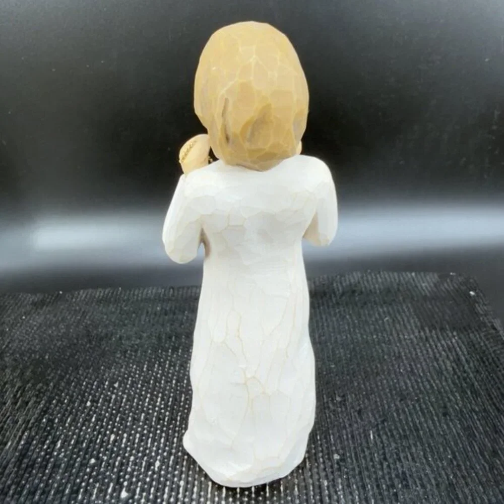 2008 Willow Tree Demdaco Truly Golden Resin Figurine Decorative Figure Angel VTG